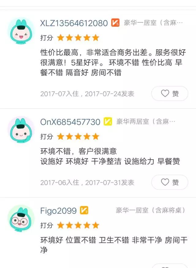 厚昌網(wǎng)絡(luò)提供酒店B評(píng)價(jià)配圖
